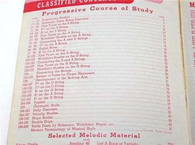 Rubank Educational Library Hohmann-Wohlfahrt Beginning Method For Violin Vol I