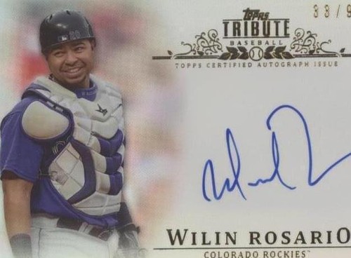 2013 Topps Tribute - Wilin Rosario #TA-WR