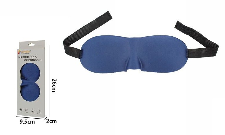 Mascherina Copri Occhi Benda Viaggio Dormire Notte Maschera Relax dfh