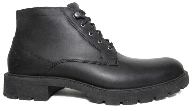 Черные кожаные непромокаемые ботинки чукка Timberland Elmhust, A24P4