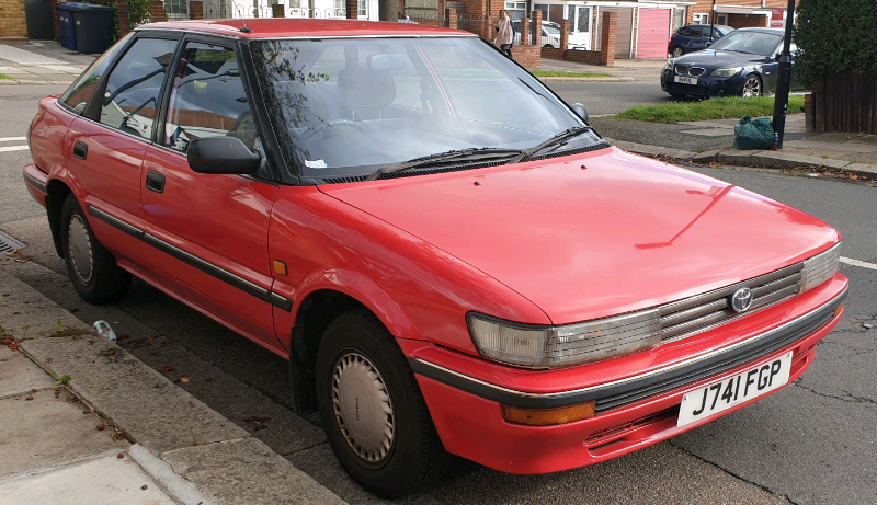 Toyota corolla 1992 года