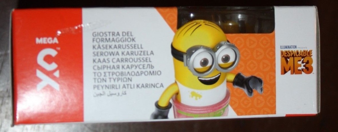 Mega Construx Despicable Me Cheese Merry Go Round Building Set Construction Toys