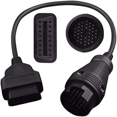 OBDII OBD2 38 Pin to 16 Pin Diagnostic Adapter Connector Cable for Mercedes Benz