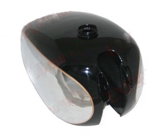 1950 BSA Golden Flash A10 Black Painted and Chrome Plated Petrol Fuel Tank 