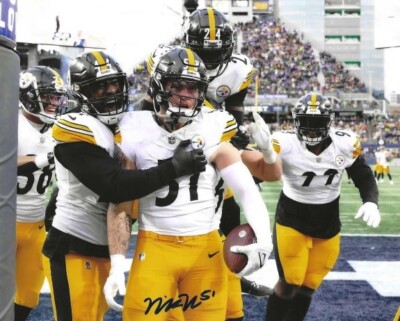 Autographed NICK HERBIG Pittsburgh Steelers 8x10 Photo w/Show Ticket