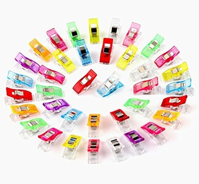 60 Mischung Stoffklammern Wonder Clips Multi-Use Nähmaschinenhelfer Kurzwaren