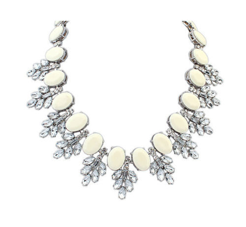 White Statement Fashion Necklaces & Pendants