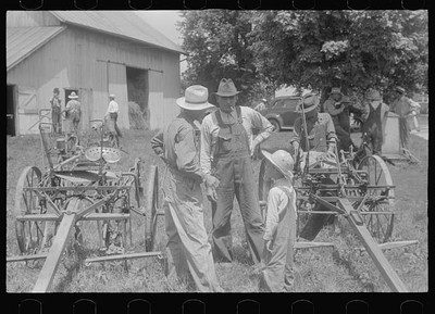 Public auction,central Ohio,OH,Farm Security Administration,FSA,August 1938,56