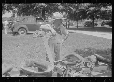 Public auction,central Ohio,OH,Farm Security Administration,FSA,August 1938,50