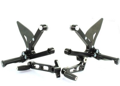 Ducabike Adjustable Rearsets Black Ducati Sport Classic 1000 Supersport 2000>