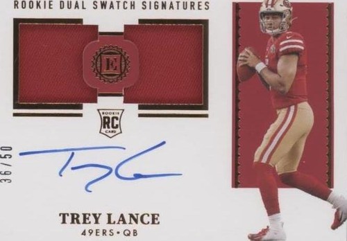 2021 Panini Encased Trey Lance #RCA-TRL