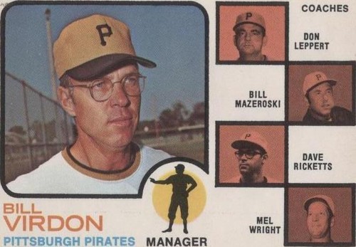 1973 O-Pee-Chee - Bill Mazeroski Bill Virdon Dave Ricketts #517