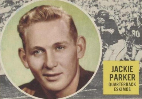 1960 Topps CFL Jackie Parker #17
