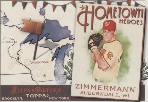 2011 Topps Allen & Ginter's - Jordan Zimmermann #HH57