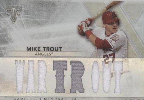 2015 Topps Triple Threads - Mike Trout #TTR-MT3