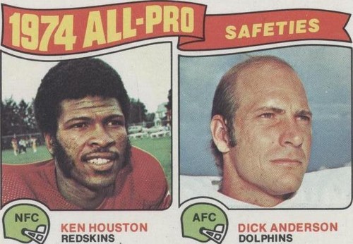 1975 Topps Dick Anderson Ken Houston #222