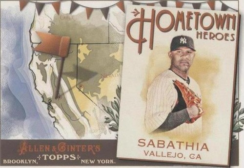 2011 Topps Allen & Ginter's - C.C. Sabathia #HH7