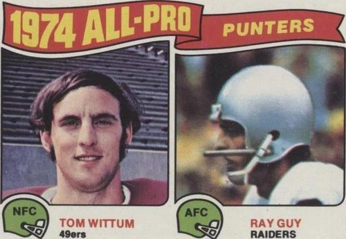 1975 Topps Ray Guy Tom Wittum #224