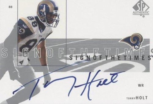 2001 SP Authentic Torry Holt #TH