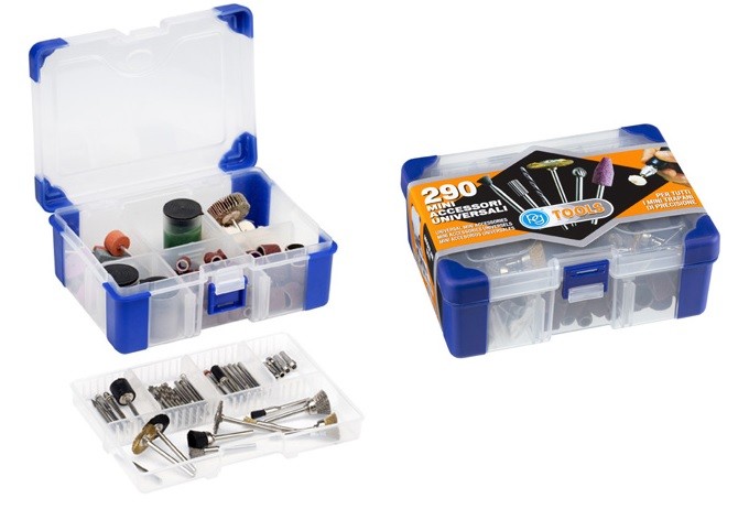 PG TOOLS KIT 290 MINI ACCESSORI UNIVERSALI PER TRAPANO MODELLISMO DI PRECISIONE
