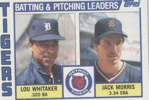 1984 Topps - Jack Morris Lou Whitaker #666