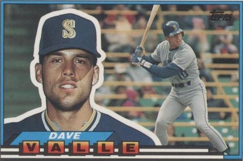 1989 Topps Big - Dave Valle #56