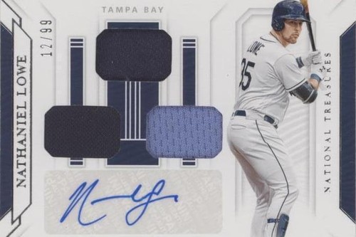2019 Panini National Treasures - Nate Lowe #GGS-NL