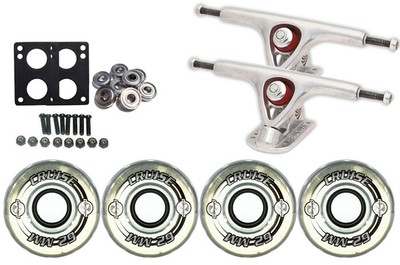 KRYPTONICS CRUISE Truck Wheel Pack 62mm CLEAR Paris 180