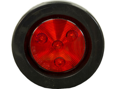 Buyers 5622514 2-1/2 Inch Snowplow Round Red 4 LED Marker Light