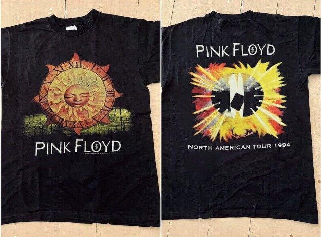 Pink Floyd Tシャツ NORTH AMERICAN TOUR 1994 Pink Floyd North American Tour 1994 - New Vintage Band T