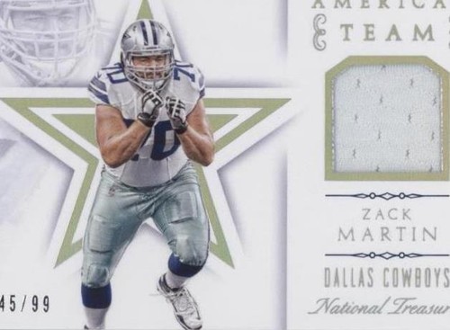 2015 Panini National Treasures Zack Martin #AT-ZM