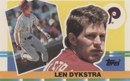 1990 Topps Big - Lenny Dykstra #300