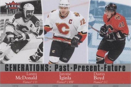 2007-08 Fleer Ultra - Dustin Boyd Jarome Iginla Lanny McDonald #G21