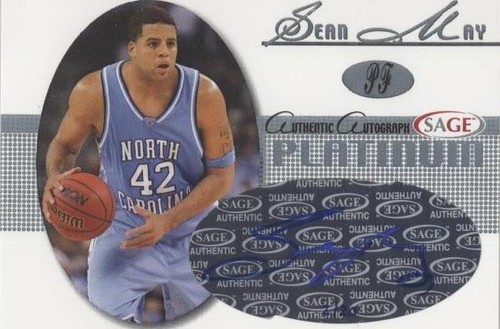 2005-06 SAGE Autographed - Sean May #A15