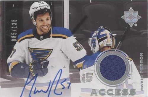 2020-21 Upper Deck Ultimate Collection - David Perron #UAA-PE