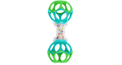 Bright Starts Oball Shaker Rattle Toy, Ages Newborn Plus