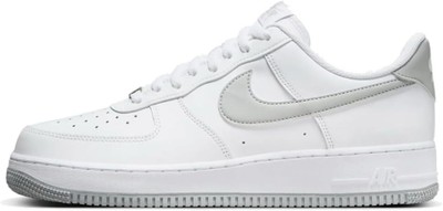 Mens Nike Air Force 1 07 White/Lt Smoke Grey-White (FJ4146 100) - 11.5