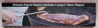 Pigtail Food Flipper Hooks Meet Vegetables Steak Large Small Cooking BBQ
