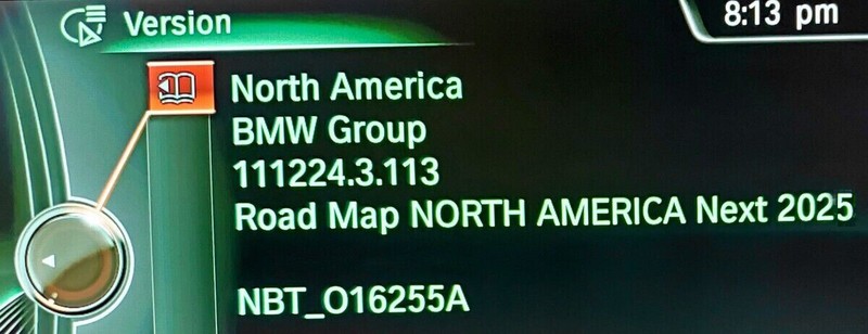 Genuine BMW North America Next 2025 MAP Navigation update +