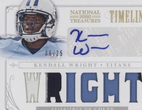 2013 Panini National Treasures Kendall Wright #31