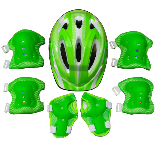 Boys Girls Safety Helmet & Knee & Elbow Pad Set For Kids MTB Bike Cycling Skate
