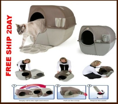 Best Automatic Cat Litter Box Scooping Robot Cleaner Self Cleaning Set Lid Trays