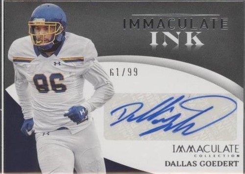 2022 Panini Immaculate Collection Collegiate Dallas Goedert #IN-DGO