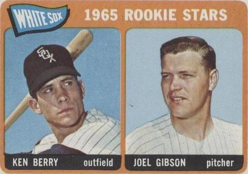 1965 Topps RC Stars #368 Ken Berry Joel Gibson Chicago White Sox