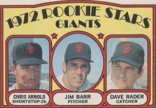 1972 O-Pee-Chee - Chris Arnold Dave Rader Jim Barr #232