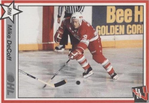 1990-91 7th Inning Sketch OHL - Mike Decoff #155