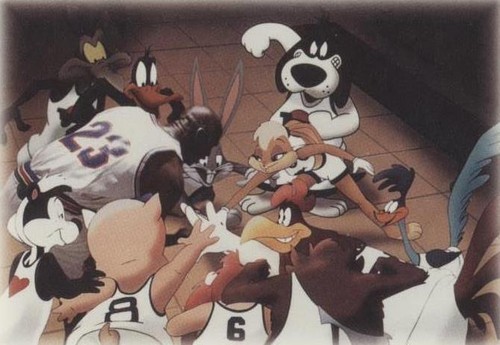 RARE VINTAGE SPACE JAM Michael Jordan Bugs Bunny 100% Cotton