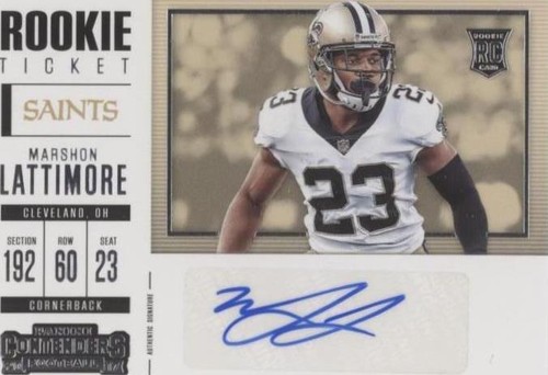 2017 Panini Contenders Marshon Lattimore #252