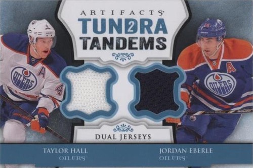 2013-14 Upper Deck Artifacts - Jordan Eberle Taylor Hall #TT-EH