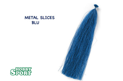 METAL SLICES LF TINSEL ONDULATO BLU 5619060 COSTRUZIONE ARTIFICIALI X  TRAINA